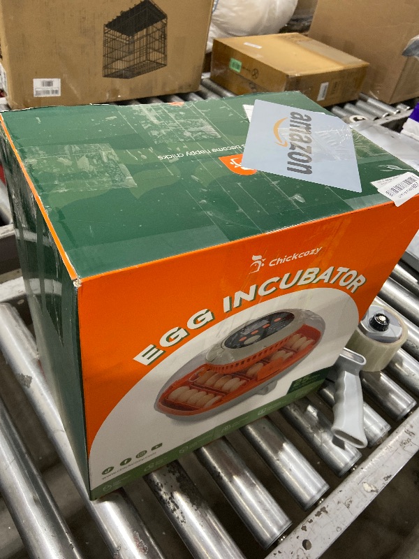 Photo 1 of [2024 Upgrade] 25 Egg Incubator, Automatic Egg Turner with Thermometer Seat and Humidity Control, Egg Candler, 360° View with Clear Window, Incubators for Hatching Chicks (Sunlit Orange)