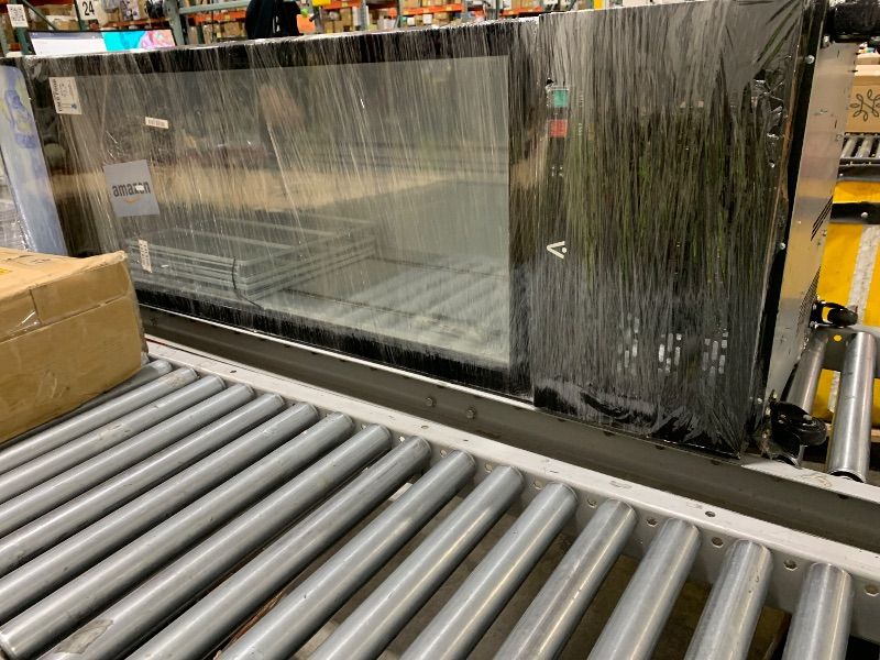 Photo 1 of *SEE CLERK NOTES* PULLAFUN 11.5 Cu.Ft. Commercial Display Fridge for Beverages, Display Refrigerator Drink Cooler Case Fridge With Led Light for Shop, Restaurant, Apartment, Adjustable Shelves, Black