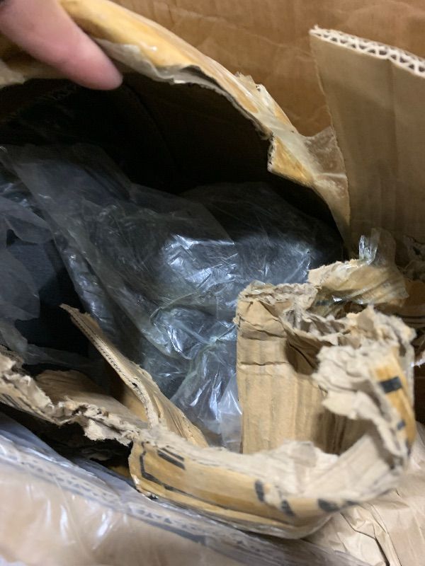 Photo 4 of Fitvids Rubber Coated Hex Dumbbell Weight Set and Rack â€“ Dumbbell + A-Rack: 150lbs (5-25lbs Pairs) â€“ Black