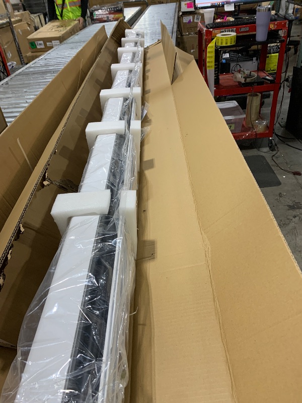 Photo 1 of MIGO 120 Inch Projector Screen Pull Down, 2.0 Gain 4K HD Tab-Tension Motorized Partial Ambient Light Projector Screen Wall/Ceiling Mount for Short Throw Projector Indoor Home Theater Cinema Office