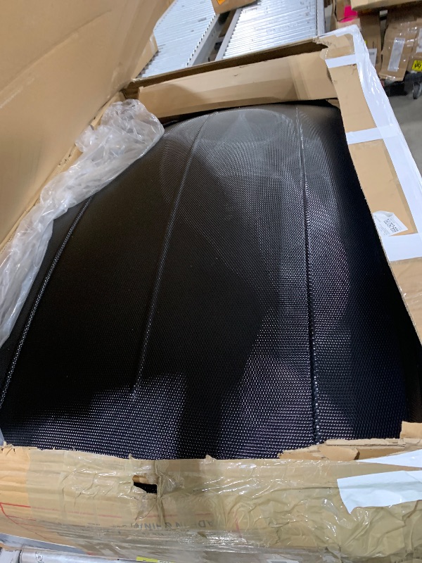 Photo 2 of PeakPursuit 12 Cubic Feet Hard Shell Top Mount Carrier, Rooftop Cargo Box Carrier, Dual-Side Opening, Universal Fit for Cars & SUVs, Waterproof ABS Material with Secure Straps & Keys