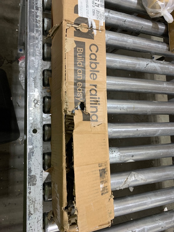 Photo 1 of 1pc********Muzata 15-20FT Modular Black Cable Railing Kit 42 Inch 4 Level Post Kit Complete Set Cable Railing System for Decks Length Adjustable Easy DIY with Paper User Guide (No Handrail) RWS2 BH4L