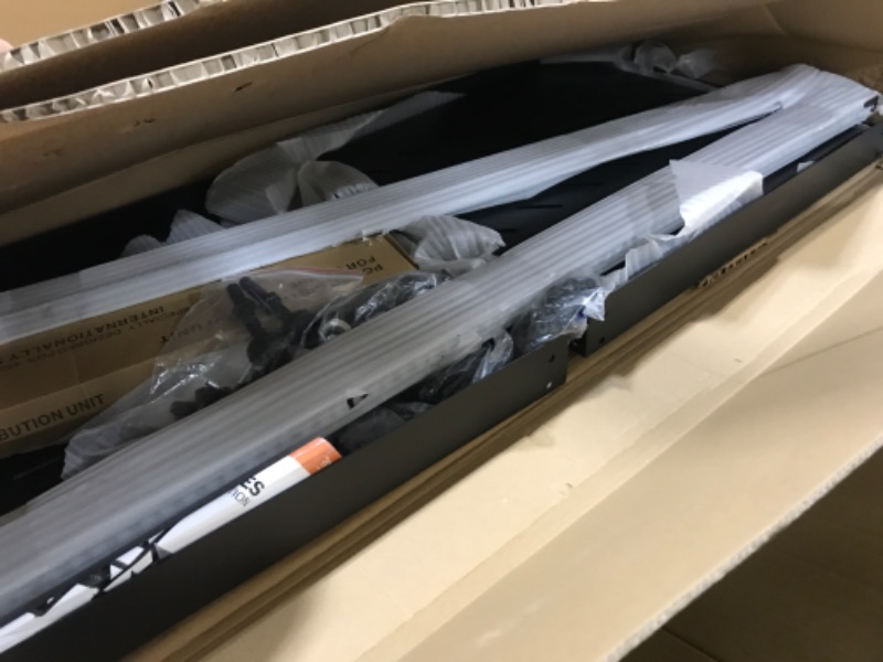 Photo 1 of RIVECO 25U Network Rack with Reinforced Top Cover - 4 Post Floor Rack on Wheels for 19" Equipment & Stereo Gear- Including Mount Power Strip & 2PCS 1U Shelves