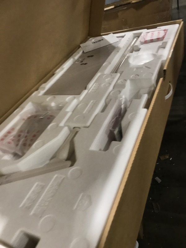 Photo 1 of SCREEN IS BROKEN AND BASE IS BROKEN, MISSING PIECES************LG 27-Inch StanbyME 2 with Folio Cover, Portable Touch Screen, Dolby Vision, HDR10, Filmmaker Mode, Built-in Battery, Full Swivel Rotation (27LX6TYGA, 2025)