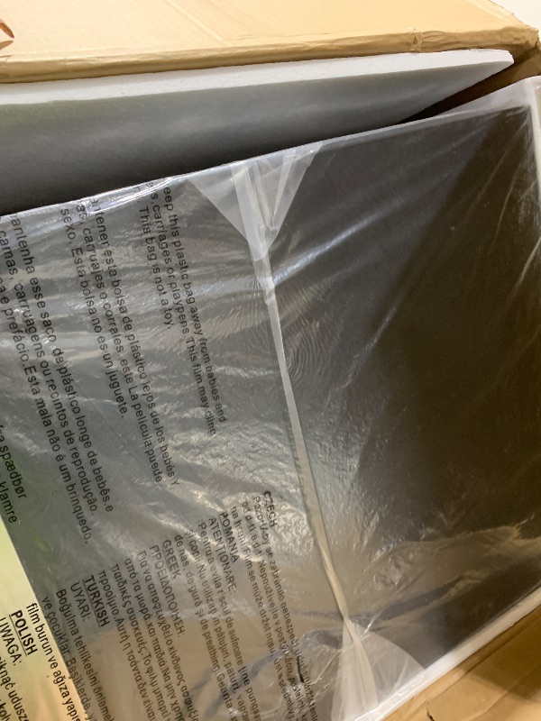 Photo 1 of **DOES NOT WORK** COOLER IS VERY DAMAGED DEFECTS************** EdgeStar CWF440SZ 20 Inch Wide 44 Bottle Capacity Free Standing Wine Cooler with Reversible Door and LED Lighting