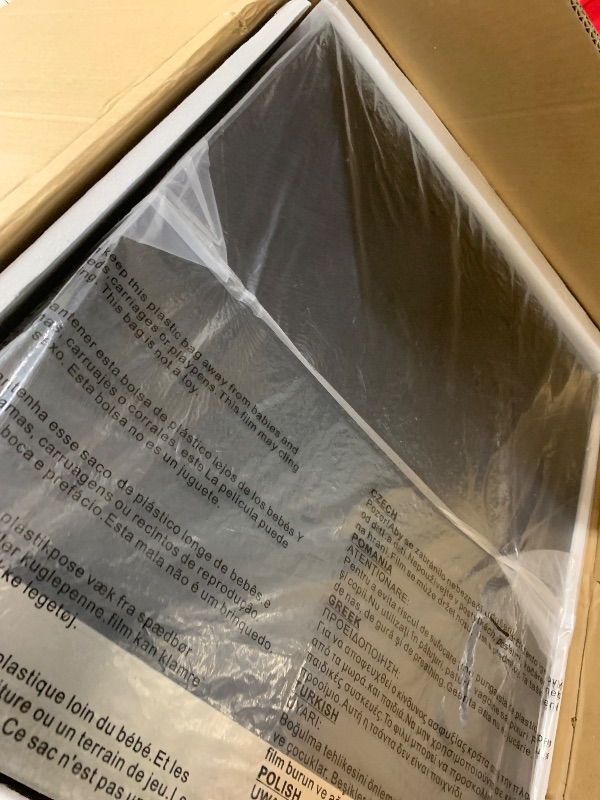 Photo 1 of **DOES NOT WORK** COOLER IS VERY DAMAGED DEFECTS************** EdgeStar CWF440SZ 20 Inch Wide 44 Bottle Capacity Free Standing Wine Cooler with Reversible Door and LED Lighting