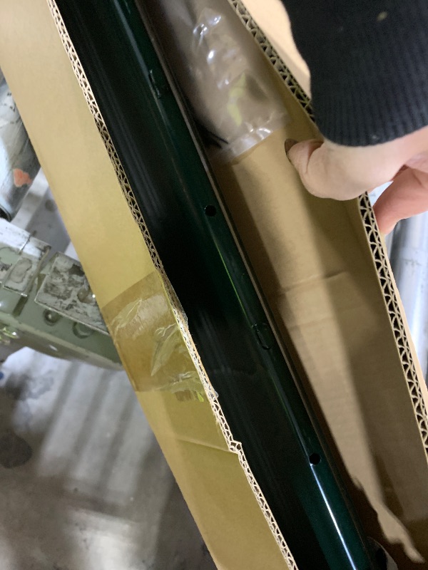 Photo 1 of (4 Sizes: 4-5-6-7 Feet) LADECH 4 Feet Sturdy Duty Metal Fence Post with 20 Zip Ties & 20 Post Clips – Garden U Posts for Fencing (4 Feet - Light - Set 10)