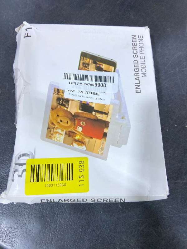 Photo 1 of 10" Big Screen Phone Magnifier, Screen Magnifier for Cell Phone, 3D HD Foldable Design Screen Magnifier Version for Movies, Videos and Gaming (Black)