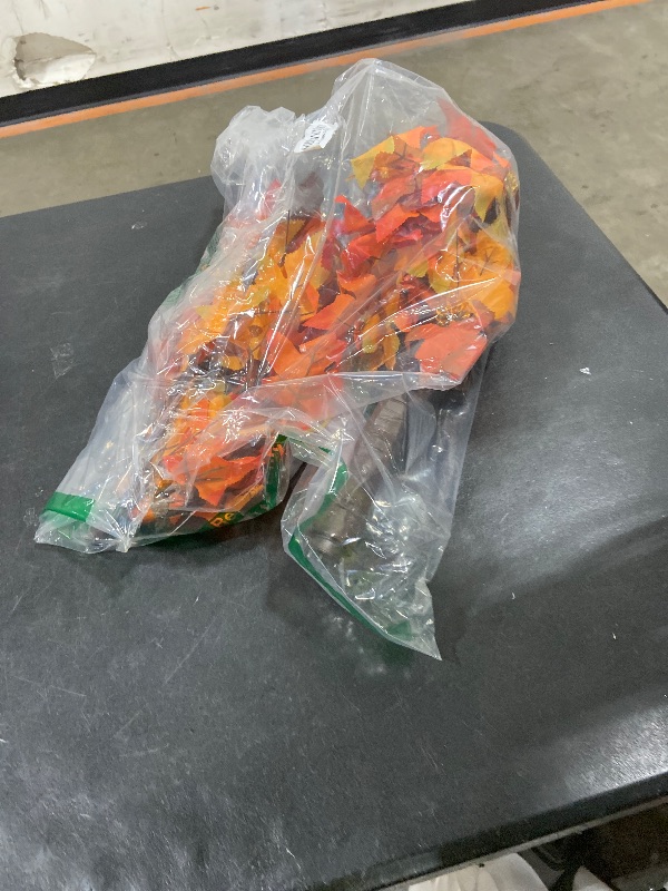 Photo 1 of 2 Pack 24 Inch Fall Maple Tree Fall Thanksgiving Decorations with Lights Lighted Artificial Tree with Pumpkin Acorn Maple Thanksgiving Table Decoration Centerpieces Indoor Friendsgiving Decor for Home