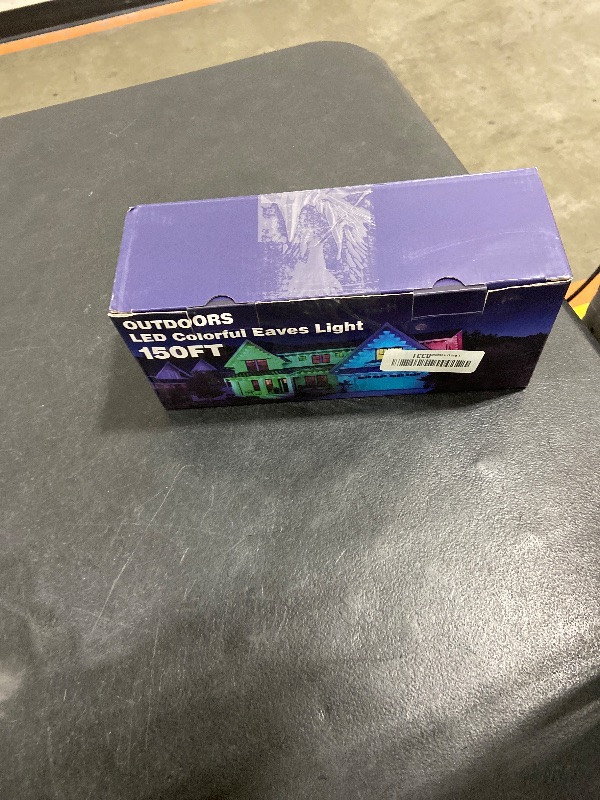 Photo 1 of 150FT Permanent Outdoor RGB Lights - Waterproof Smart LED Eaves Lights with App/Remote Control, Music Sync & DIY Scenes, Perfect for Christmas, Halloween, Parties & Daily Decor, Ideal for House Roof