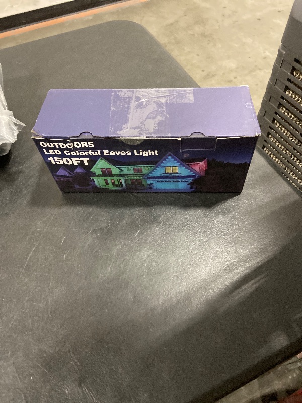 Photo 1 of 150FT Permanent Outdoor RGB Lights - Waterproof Smart LED Eaves Lights with App/Remote Control, Music Sync & DIY Scenes, Perfect for Christmas, Halloween, Parties & Daily Decor, Ideal for House Roof