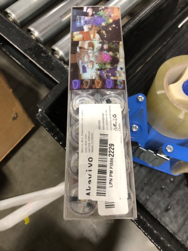 Photo 1 of Akavivo Mini Submersible LED Lights,Small Underwater Tea Lights Candles Waterproof with Remote Battery Operated,RGB Color Changing for Vase Home Party Wedding Table Halloween Pumpkin Centerpieces