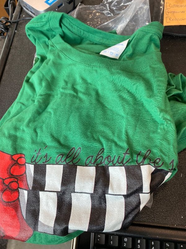 Photo 1 of ***GREEN NOT WHITE*** All About the Shoes Halloween Wonderful Wizard of Oz Wicked T-Shirt, 3XLarge (green)