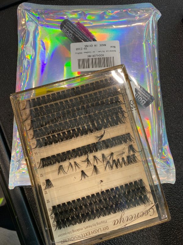 Photo 1 of **MISSING PARTS**
Geeneiya Volume Lash Clusters Kit DIY Lash Extension Kit D Curl Eyelash Extensions with Waterproof Lash Bond and Seal Waterproof Tweezers,10-16MM Cluster Lashes 300Pcs