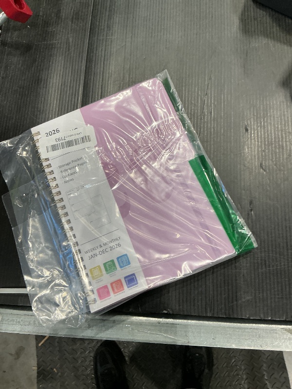 Photo 1 of 2026 Planner, Weekly and Monthly Calendar Agenda Book, Jan 2026 - Dec 2026, Hardcover Planning Academic Planner for Office School Supplies and Desk Accessories - A5 (6.3'' x 8.5'')