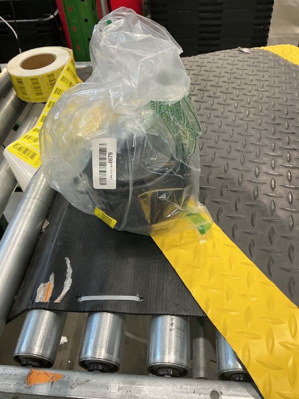 Photo 1 of 1 Piece Large Halloween Candy Cauldron, Plastic Witch Cauldron with Handle Halloween Candy Bucket Candy Holder for (Black Flame with Cover)