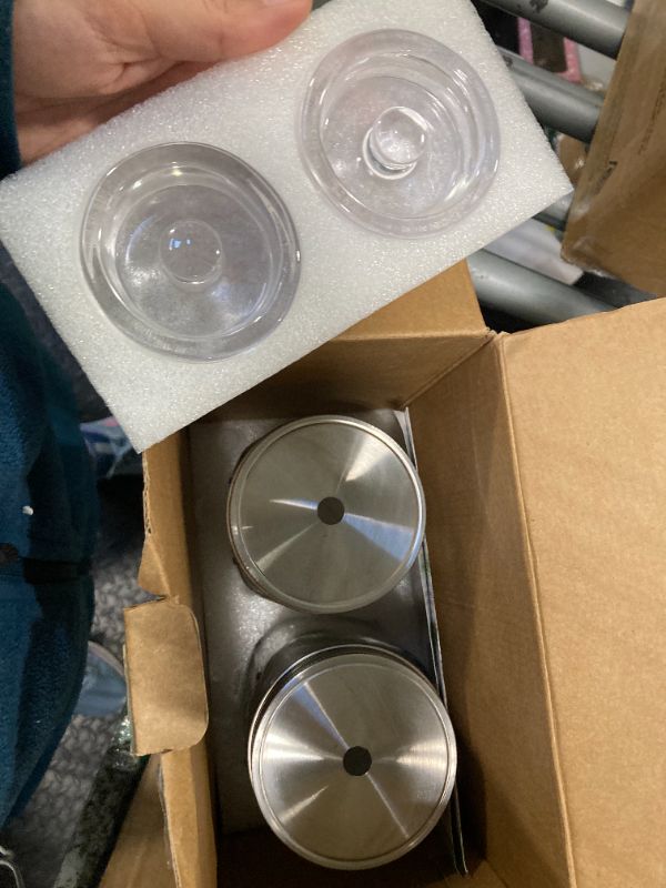 Photo 1 of *** * MISSING PARTS*** 32 oz Mason Jar Fermentation Kit, 2 Pack Fermentation Jars, Fermentation Lids, Fermenting Weights and Airlocks, Complete Fermenting Kit for Making and Storing Sauerkraut?Pack of 2?