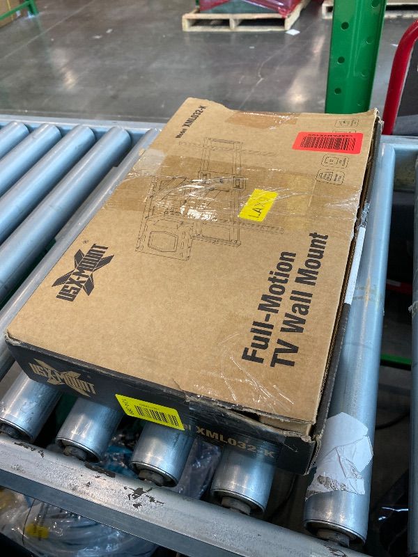 Photo 1 of *MISSING PARTS UNKNOWN*
Full Motion TV Wall Mount for Most 37"-84" Flat Screen TV, Swivel or Tilt Wall Bracket with Dual Articulating Arms, for 12"-16" Wood Studs, Max VESA 600x400mm, Load 120 lbs by USX MOUNT