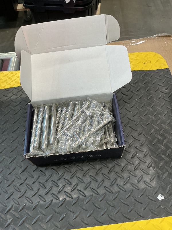 Photo 1 of ***MISSING 3 HANDLES*** Ravinte 30 Pack 5'' Cabinet Pulls Brushed Nickel Stainless Steel Kitchen Drawer Pulls Cabinet Handles 3" Hole Center