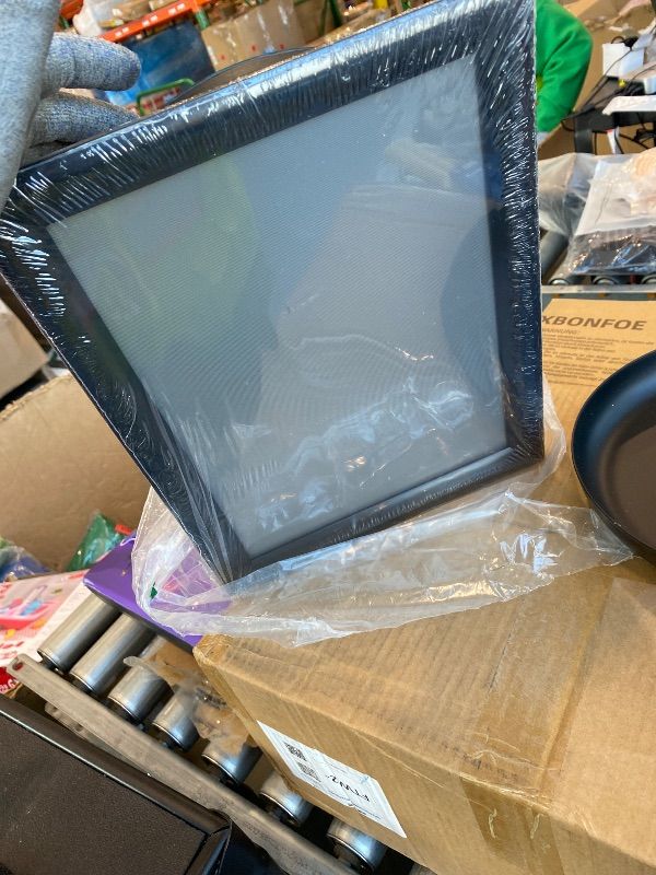 Photo 1 of ***MISSING PIECES*** GUOHONG Heavy Duty Sign Stand Adjustable 8.5 x 11 Inch Sign Holder Aluminum Snap Open Frame Floor Poster Stand Vertical Horizontal Black