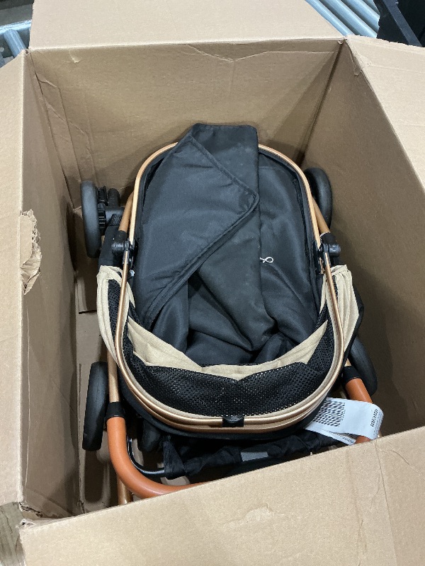 Photo 1 of *Dirty item/missing cup holder* Dog Stroller for Medium Dogs 30 lbs, Pet Stroller,Dog Carrier for Medium Dogs, Detachble Foldable Pet Bag, Storage Basket