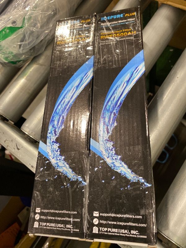 Photo 1 of *USED*
ICEPURE PLUS NSF53&42 Refrigerator Water Filter Replacement for Whirlpool 4396508 4396510, Everydrop EDR5RXD1, Filter 5, 4392857, WF285 PNL240V 4396918 9010 WF-NL300 WF-L500 RWF0500A RWF0500AH 2PACK