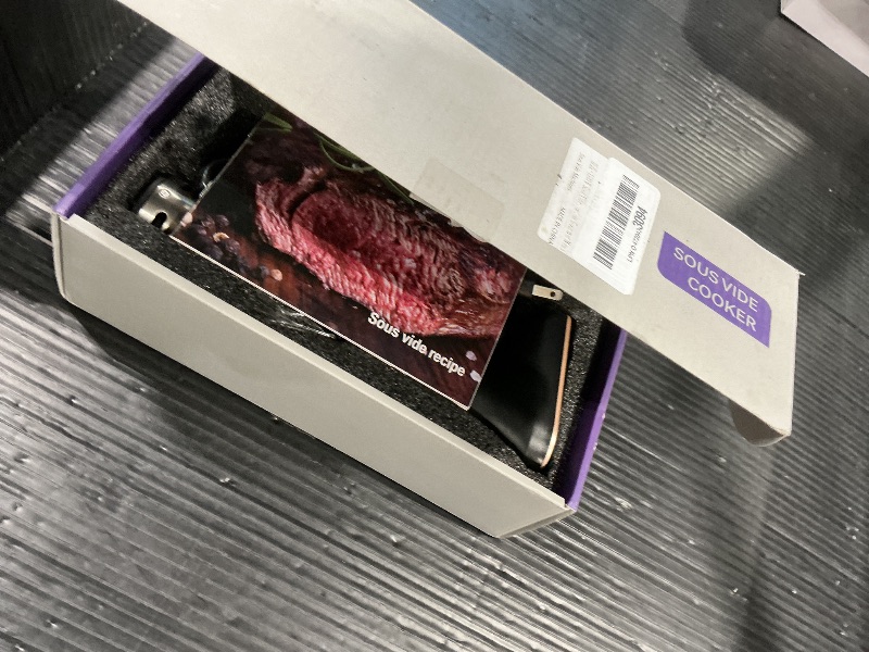 Photo 1 of *USED*
1300W Sous Vide Precision Cooker Machines, IPX7 Full Waterproof Immersion Circulator, New Quiet Brushless Motor, 6 One-Touch Presets, Effortless Gourmet Meals