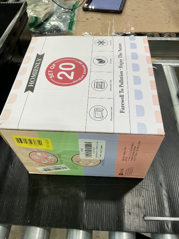 Photo 1 of Wheat Straw Dinnerware Sets, Homienly 20pcs Unbreakable Microwave Dishwasher Safe Tableware Lightweight Bowls, Cups, Plates Set Reusable Dinner Plates Bowls set (Blue)