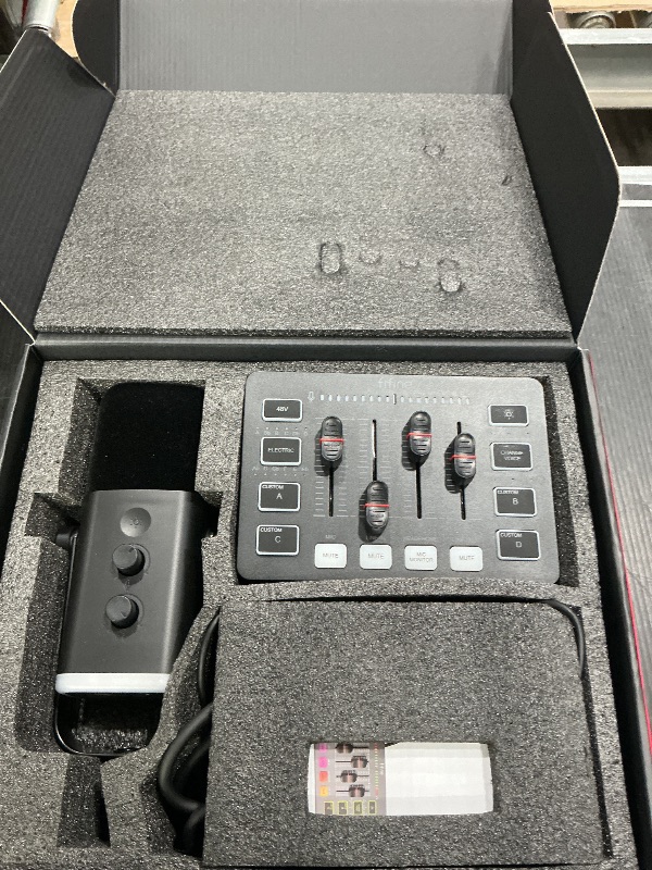 Photo 1 of FIFINE Gaming Equipment Bundle, Dynamic XLR/USB Gaming Microphone Set with Streaming Audio Mixer for Podcast Recording Video Vocal, RGB Gamer Set with Volume Fader/XLR Interface for PC-AmpliGame KS5