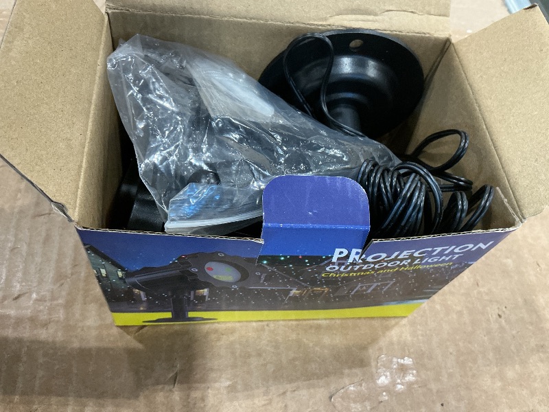 Photo 1 of *UNTESTED*
Christmas Projector Lights Outdoor, Waterproof Christmas Decorations Led Lights Projector with Remote Control Timer Indoor Firefly Light for Xmas Yard Garden Holiday Party Home Decor Landscape Patio