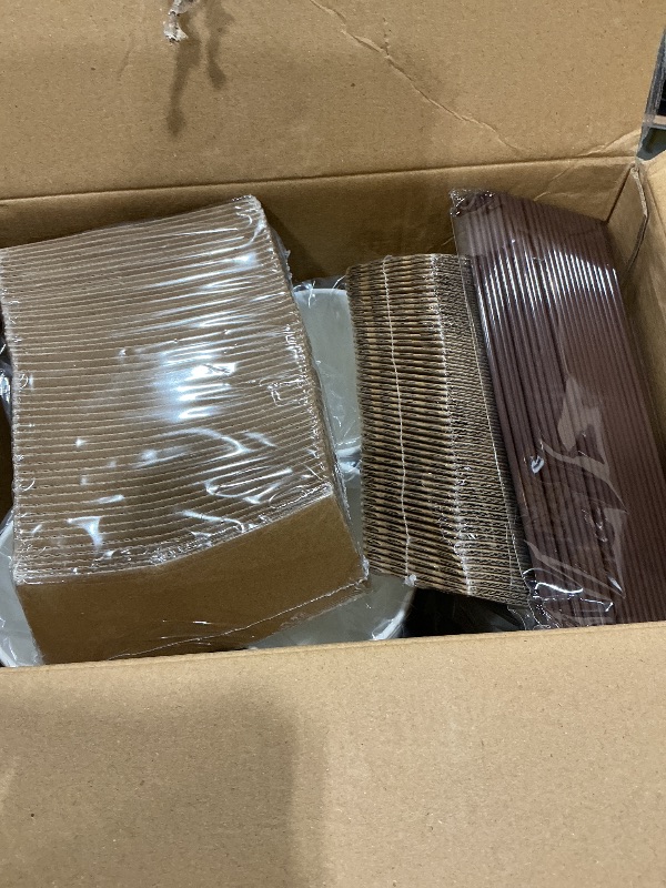 Photo 1 of [100 Pack] 12 oz Paper Coffee Cups, Disposable Paper Coffee Cup with Lids, Sleeves, and Stirrers, Hot/Cold Beverage Drinking Cup for Water, Juice or Tea, Suitable for Home, Shops and Cafes