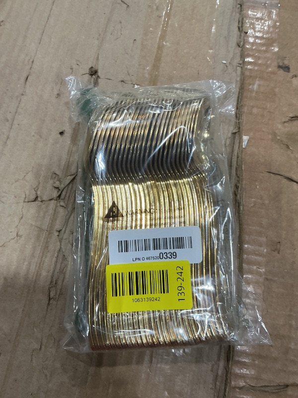 Photo 1 of *USED*
WDF 100 Pack Gold Plastic Spoons Disposable - Durable Heavy Duty 6.9 Inch Gold Spoons, Heat Resistant Modern Disposable Spoons Perfect for Parties, Wedding, Banquets, Valentine's Day