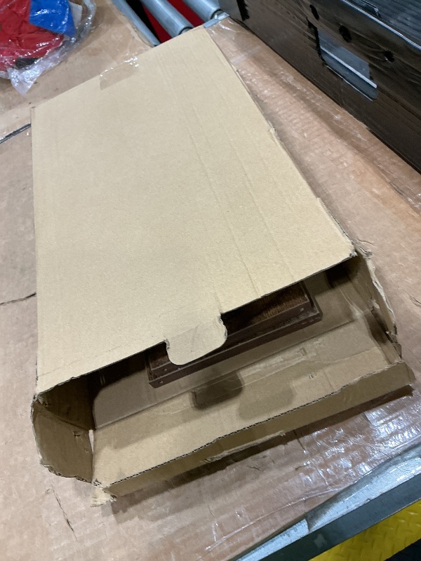 Photo 1 of ***MISSING HARDWARE*** ASIFMTHOT Desk Bookshelf, Retro Tabletop Book Organizer & Mini Tilting Bookcase for Books/Magazines/Albums - Black