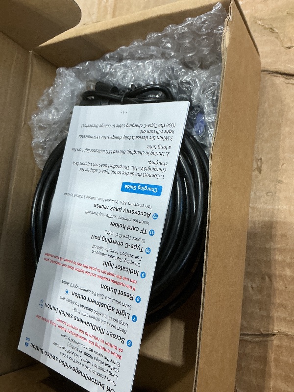 Photo 1 of *USED*
Dual Lens Endoscope Camera with Light, 1920P HD Industrial Borescope with 4.3" LCD, IP67 Waterproof Inspection Camera, 16.4FT Semi-Rigid Cable, 8 LED Lights 32GB Card, for Sewer Pipe Car Repair(Black)