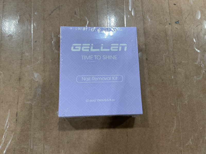 Photo 1 of **FACTORY SEALED**
Gellen Gel Polish Remover Kit - Gel Nail Polish Remover with Latex Tape Peel Off Liquid and Manicure Tools, Quick & Easy Gel Polish Remover in 2-5 minutes, No Damage to Nails