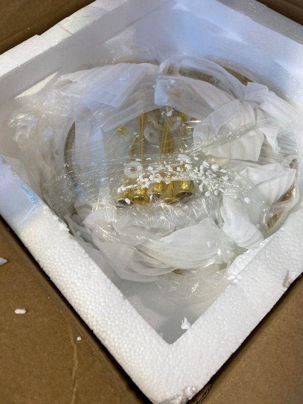 View 2 of *MISSING PARTS UNKNOWN*
Tosnail Set of 2 Porcelain Cupcake Stand Ceramic Dessert Stand Tiered Serving Trays with Gold Rod, 3 Tiers and 2 Tiers Cake Stand Party Serving Trays Fruit Pastry Holders for Wedding and Party