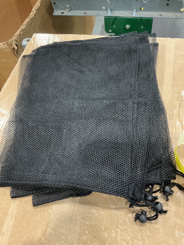 Photo 1 of 10. Black mesh bags.