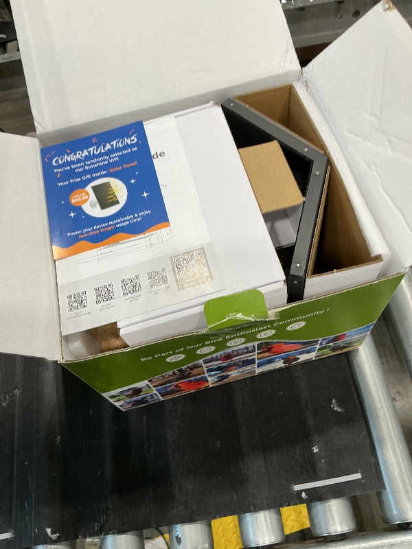 Photo 1 of *MINOR DAMAGE - USED*
TT Nature Bird Feeder with Camera, Upgraded 1.5L Smart Birdhouse Al Identify for 10000 Plus Species, Auto Capture & Real-time Notifications, Ideal Gift for Bird Lovers (Iron Roof)