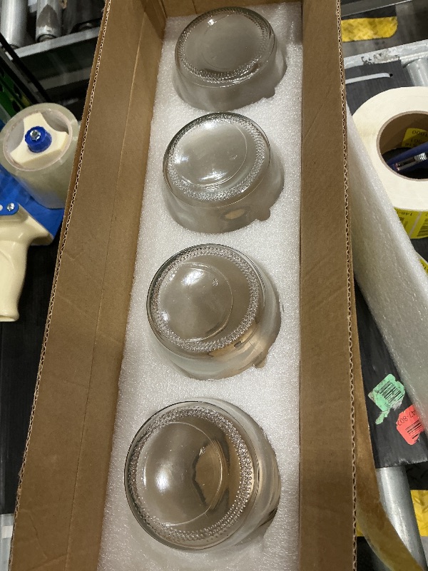 Photo 1 of *MISSING PARTS UNKNOWN*
DWTS DANWEITESI Glass Cups with Lids and Straws,24 oz Smoothie Cup with Lid and Straw-Boba Mason Jar,Matcha Cup Wide Mouth Reusable Drinking Glasses,Iced Coffee Cups Glass,Vasos De Vidrio?4 Pack?