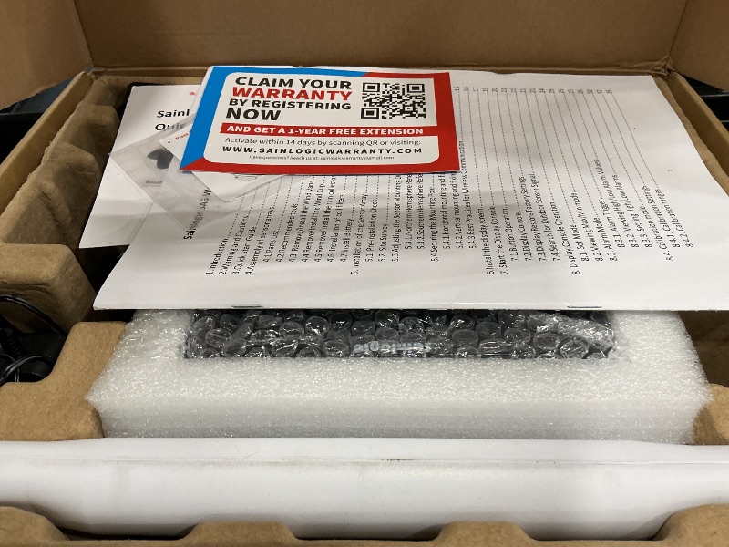 Photo 1 of *USED*
Sainlogic Weather Stations Wireless Indoor Outdoor SA6, Weather Station with Rain Gauge and Wind Speed, Weather Forecast, Temperature, Air Pressure, Humidity, Moon Phase, Alarm Clock(No WiFi)