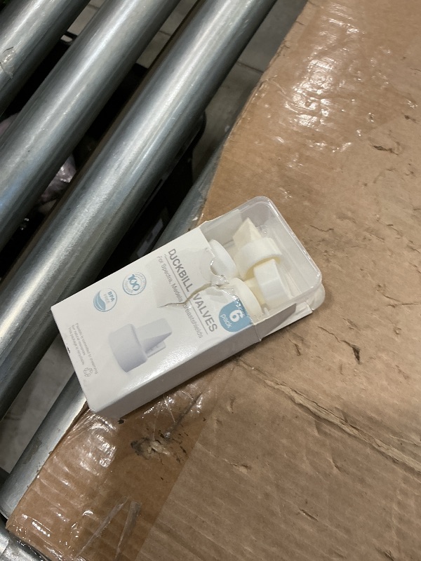Photo 1 of [6-Count] Papablic Duckbill Valves for Spectra and Medela, Replaceable Duckbill Valves for Spectra S1 Spectra S2 valves and Medela Pump in Style, BPA/DEHP Free White