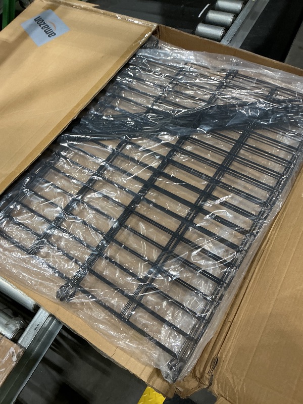 View 2 of *USED*
5 Panels No Dig Decorative Outdoor Garden Fence for Yard, 40 in(H) X 11.8 ft(L) Animal Barrier Fencing Rustproof Metal Wire Panel Border for Dog, Rabbits, and Patio Temporary Ground Stakes