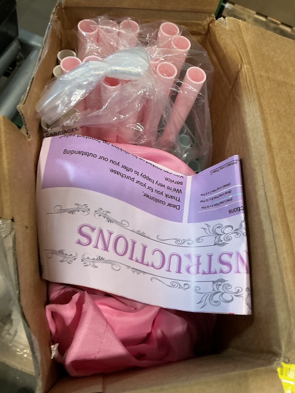 Photo 1 of *USED*
Monobeach Princess Tent Girls Large Playhouse Kids Castle Play Tent with Star Lights Toy for Children Indoor and Outdoor Games, 55'' x 53'' (DxH)