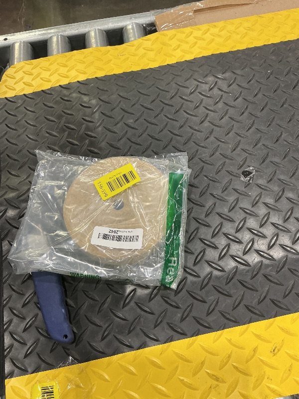 Photo 1 of ??????? 6 Inch Hard Wool Buffing Wheel - 5/8 Inch Arbor Hole Wool Felt Buffing Polishing Wheels for Die Grinder Bench Grinder