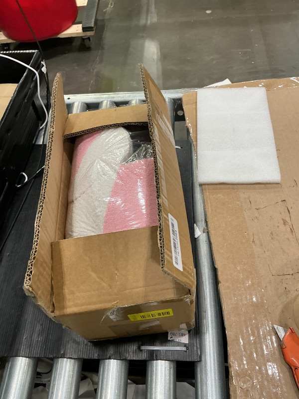 Photo 1 of *MINOR DAMAGE - USED*
Lanpn Christmas Candy Cane Pillows Set of 2, Christmas Decoration Winter Throw Pillow Soft Fleece Long Lumbar Candycane Lollipop Peppermint Cushion for Sofa Xmas Decor (22x12 inch, Pink)