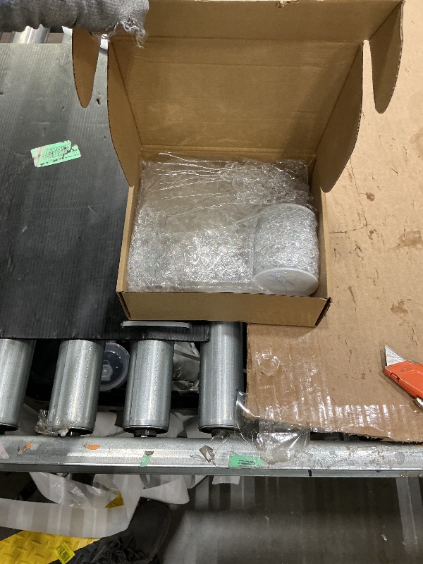 Photo 1 of *MISSING PARTS UNKNOWN*
Chunful 70 Pcs Crystal Iridescent Christmas Ornaments for Tree Decorations 8 Styles Hanging Clear Acrylic Snowflake Icicle Pendants 33 ft Beaded Garland Chain for Xmas Winter Wedding Party Decor