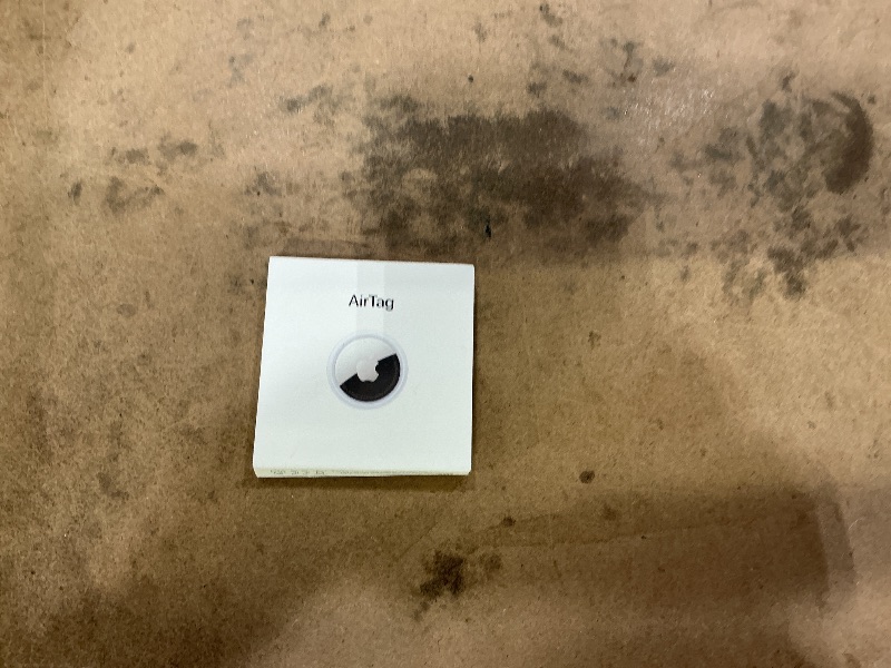 Photo 1 of *UNTESTED*
Apple AirTag. Keep Track of and find Your Keys, Wallet, Luggage, Backpack, and More. Simple one-tap Set up with iPhone or iPad