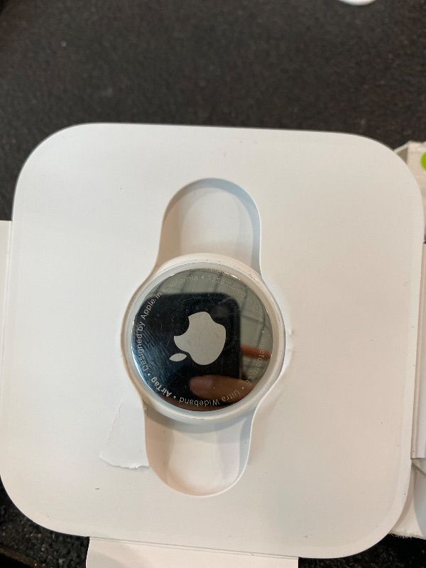 Photo 1 of *UNTESTED*
Apple AirTag. Keep Track of and find Your Keys, Wallet, Luggage, Backpack, and More. Simple one-tap Set up with iPhone or iPad