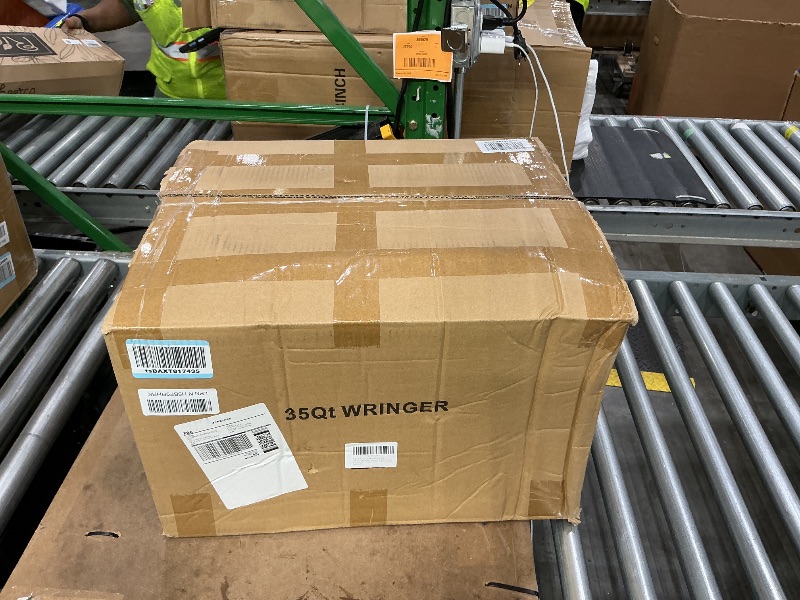 Photo 1 of *UNTESTED*
Midoneat Side Press Wringer Combo Commercial Mop Bucket on Wheels, 35 Quart,Yellow, Including Wet Floor Caution Sign?24Inch? and One Industrail Mop