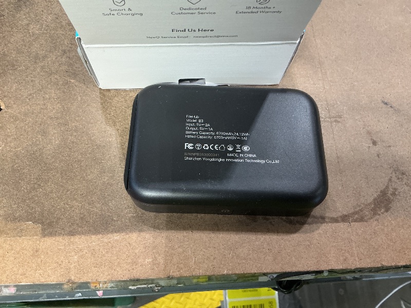 Photo 1 of *UNTESTED*
NewQ Filehub AC750 Travel Router: Portable Hard Drive SD Card Reader & Mini WiFi Range Extender for Travel | Wireless Access External Harddrive & USB Storage Device to Backup Photo & Files from iPhone